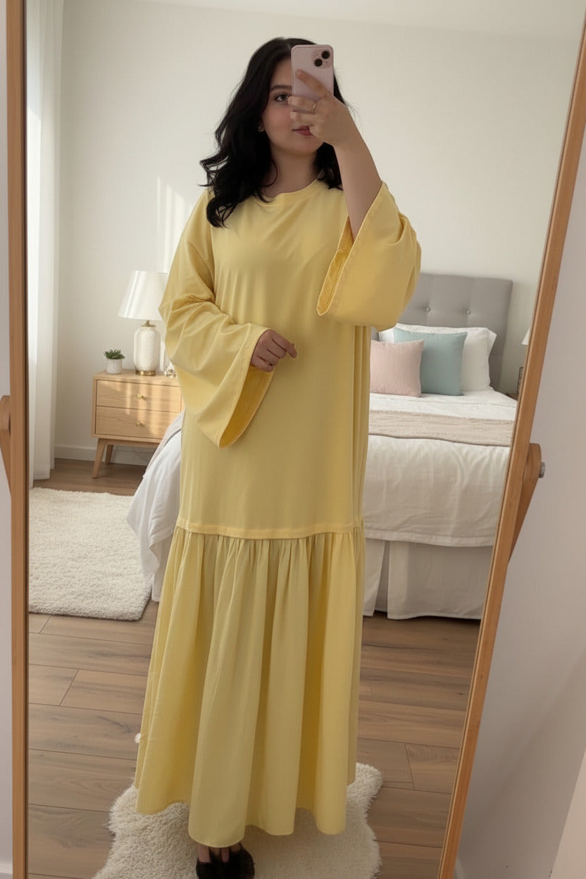 Robe Tee-Shirt Bi-Matière