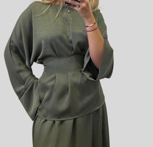 ensemble femme 2 pièces kaki -clyamod